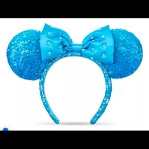 Disney Ears Headband - Minnie Mouse Sequin - Aqua